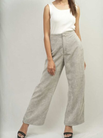 Corduroy Straight Leg Pants