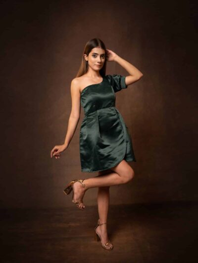 Monica One Shoulder Short Dress